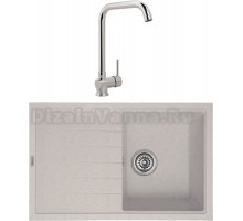 Комплект Мойка Longran Classic CLS780.500 - 38 terra + Смеситель MEGA Didim MG-CM107 хром