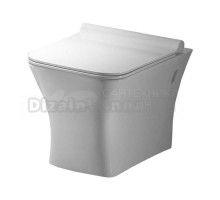 Унитаз подвесной Azario Trend 545х365х365 безободковый, с сиденьем микролифт (AZ-2024)