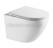 Унитаз подвесной Azario Grado 370х490х360 смыв Торнадо\