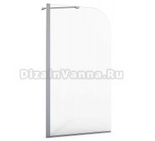 Шторка для ванны Azario Merrit 80х140 цвет профиля серебро AZ-NF6310 800