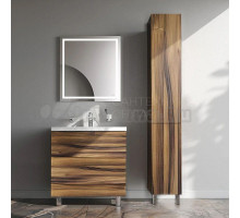 Мебель для ванной комнаты AM.PM Gem 75 напольная, с 2 ящиками, орех