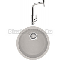 Комплект Мойка Longran Ultra ULS460 - 38 terra + Смеситель MEGA Life MG-TK09 хром