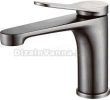 Смеситель для раковины Shevanik S6201T оружейная сталь