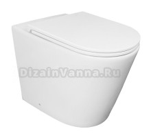 Приставной унитаз Azario 580*360*430 AZ-1003D-UQ1 с системой смыва Tornado