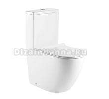 Унитаз-моноблок AZARIO MORANO 680x370х830мм (AZ-1001) безободковый с сиденьем микролифт
