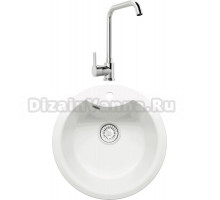 Комплект Мойка Tolero Classic R-108E туман + Смеситель MEGA Ege MG-PL10 хром