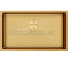 Мойка кухонная Paulmark Next PM217444-BG брашированное золото