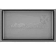 Мойка кухонная Paulmark Next-Skew PM887444-MG серый матовый