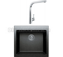 Комплект Мойка Tolero Classic R-111 уголь + Смеситель MEGA Mega MG-SUN03