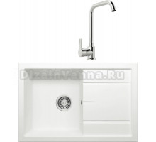 Комплект Мойка Tolero Classic R-112 туман + Смеситель MEGA Ege MG-PL10 хром