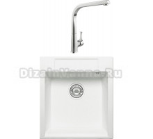 Комплект Мойка Tolero Classic R-117/923 белая + Смеситель MEGA Mega MG-SUN03