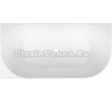 Акриловая ванна Wellsee Belle Spa L 150x75 см, угловая, левая, пристенная, белая, асимметричная, с каркасом, со сливом-переливом, с донным клапаном, фурнитура белая