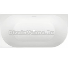 Акриловая ванна Wellsee Belle Spa L 150x75 см, угловая, левая, пристенная, белая, асимметричная, с каркасом, со сливом-переливом, с донным клапаном, фурнитура черная