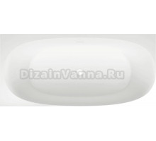 Акриловая ванна Wellsee Belle Spa 2.0 L 160x75 см, угловая, левая, пристенная, белая, асимметричная, с каркасом, со сливом-переливом, с донным клапаном, фурнитура белая