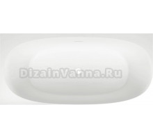 Акриловая ванна Wellsee Belle Spa 2.0 L 160x75 см, угловая, левая, пристенная, белая, асимметричная, с каркасом, со сливом-переливом, с донным клапаном, фурнитура золото