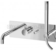 Встраиваемый смеситель для душа и ванны Paffoni JO JO001CR С ВНУТРЕННЕЙ ЧАСТЬЮ, хром