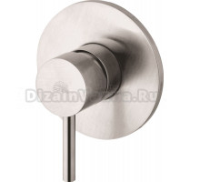 Встраиваемый смеситель для душа и ванны Paffoni Light LIG011ST С ВНУТРЕННЕЙ ЧАСТЬЮ, steel looking