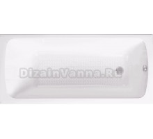 Акриловая ванна Erlit Ultra 150x70 см, пристенная, белая, с экраном