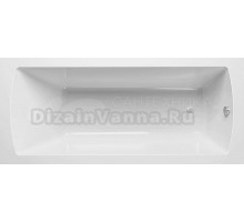 Акриловая ванна Erlit Standart 150x70 см, пристенная, белая, с экраном