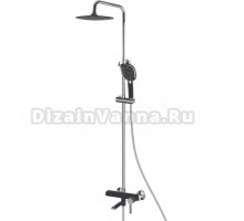 Душевая стойка Shevanik S6036H черный, хром