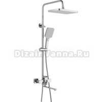 Душевая стойка Shevanik S6136 хром