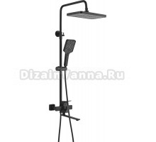 Душевая стойка Shevanik S6136H черная