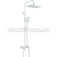 Душевая стойка Shevanik S6826C белая