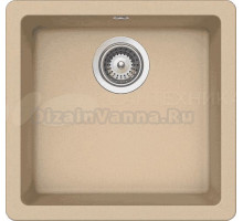 Мойка кухонная Schock Quadro 700516U 50 Cristalite лунный камень