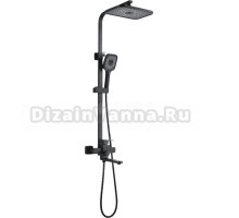 Душевая стойка Shevanik S7036H черная