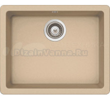 Мойка кухонная Schock Quadro 700524U 60 (N-100) Cristalite лунный камень