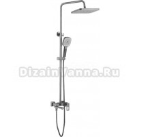 Душевая стойка Shevanik S8236T оружейная сталь