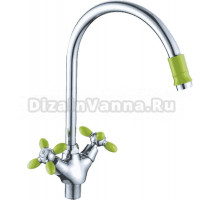 Смеситель для кухни Cron CN127 CN46127-12 зеленый