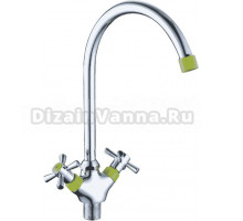 Смеситель для кухни Cron CN142 CN46142-12 зеленый