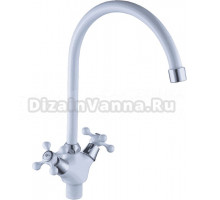 Смеситель для кухни Cron CN08 CN4308-8 белый