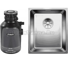 Комплект Мойка Blanco Andano 340-U + Измельчитель Bort Alligator 93410754