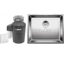Комплект Мойка Blanco Andano 500-IF + Измельчитель Bort Alligator Green
