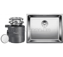 Комплект Мойка Blanco Andano 500-IF + Измельчитель Bort Alligator X