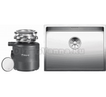 Комплект Мойка Blanco Claron 550-U + Измельчитель Bort Alligator X