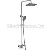 Душевая стойка Shevanik S8536T оружейная сталь