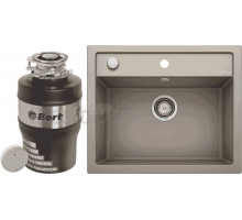 Комплект Мойка Blanco Dalago 6 серый беж + Измельчитель Bort Alligator Mega
