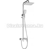 Душевая стойка Shevanik S9036F белый, хром