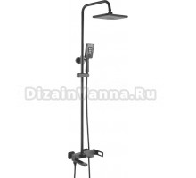 Душевая стойка Shevanik S9036H черная