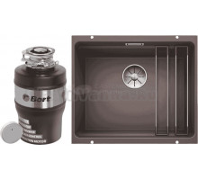 Комплект Мойка Blanco Etagon 500-U темная скала + Измельчитель Bort Alligator Mega