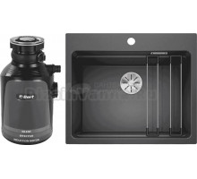 Комплект Мойка Blanco Etagon 6 темная скала + Измельчитель Bort Alligator 93410754