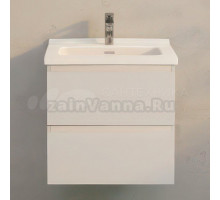 Тумба под раковину без столешницы SMARTFLOW SMFL8167A-02 глянцевый белый