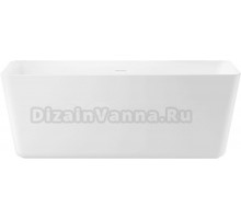 Акриловая ванна Wellsee DeSire 170x80 см, отдельностоящая, белая, на ножках, со сливом-переливом, с донным клапаном