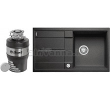 Комплект Мойка Blanco Metra 5S 513044 антрацит + Измельчитель Bort Alligator Mega