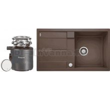 Комплект Мойка Blanco Metra 5S 515041 кофе + Измельчитель Bort Alligator X