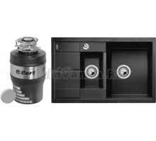 Комплект Мойка Blanco Metra 6 S Compact антрацит + Измельчитель Bort Alligator Mega