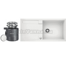 Комплект Мойка Blanco Metra XL 6S 515280 белая + Измельчитель Bort Alligator X